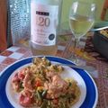 El cooksnap de Guillermo Pizarroso De Iquique cuando hizo Arroz con mariscos pollo y chorizo.
