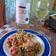 El cooksnap de Guillermo Pizarroso De Iquique cuando hizo Arroz con mariscos pollo y chorizo.