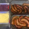 Zoltán Gazdik Cooksnap-ja, amikor elkészítette a(z) Házi véres hurka krumplipürével és párolt lila káposztával receptet.