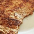 El cooksnap de Natalia Camejo cuando hizo Panqueque de avena.