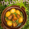 Cooksnap của Quỳnh Nga khi họ làm theo món Thịt kho tàu
