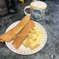 El cooksnap de Anayn Pavez cuando hizo Panqueques con Harina de Avena.