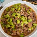 Rita chang 的 肉末炒毛豆 cooksnap