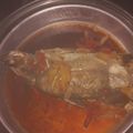 Cooksnap Nor Fila semasa beliau membuat Siakap Stim Soy Sauce Sehangat cinta Lailer dan Jekfer.