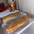 El cooksnap de Ana Bessis cuando hizo Pan de Jamón Navideño.