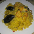 El cooksnap de Ale😋 cuando hizo Paella de Marisco.