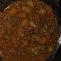 El cooksnap de Agustina Rodríguez cuando hizo Guiso de Lentejas.