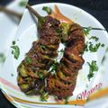 Mamta L. Lalwani's cooksnap of when they made Cheese Bengali style baingan bhaja.