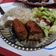 El cooksnap de Dany V J cuando hizo Croquetas de atún y ensalada de fresa con pepino.