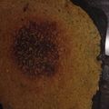 Firdos Khan 's cooksnap of when they made Besan chila.