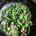 Cooksnap của Hung khi họ làm theo món Đậu Ve Xào Thịt Heo