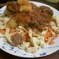 El cooksnap de Mayra Gòmez cuando hizo Fideos caseros tres riquísimas variedades. Espinaca, Morrón y huevos.
