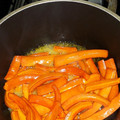 El cooksnap de Reinaldo Vergara cuando hizo Zanahorias caramelizadas.