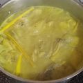 Cooksnap Siti Sauzira Wani Supi semasa beliau membuat Ayam masak lemak cilipadi.