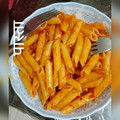pinky makhija का कुकस्नैप जब उन्होंने चीज़ी रेड साॅस पास्ता (cheesy red sauce pasta recipe in hindi) बनाया था।