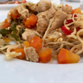 El cooksnap de Irene-Guirao cuando hizo Fideos de Arroz Fritos con Curry.