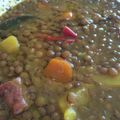 El cooksnap de Irene-Guirao cuando hizo Lentejas con chorizo.
