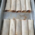 El cooksnap de Elisa Reig cuando hizo Lasaña de berenjena.