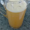 El cooksnap de Berenice Jasso cuando hizo Agua de naranja.