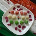 Rupa Tiwari का कुकस्नैप जब उन्होंने तिरंगा नारियल मिठाई बनाया था।