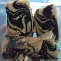 Cooksnap dari Bunda Arfa untuk resep 373. Bolu Kukus Tiramisu Zebra