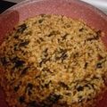 El cooksnap de Laura N. cuando hizo Arroz con algas Wakame.