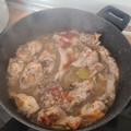 El cooksnap de deivich cuando hizo Conejo al ajillo.