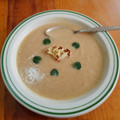 El cooksnap de LuzMa SG cuando hizo Sopa de coliflor rostizada.