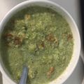 El cooksnap de Alexis ureña cuando hizo Crema de brócoli.