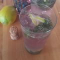 El cooksnap de Claudia Isabel cuando hizo Mojito Spritz.