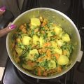 Catherine K Laban Odera's cooksnap of when they made Potato curry with carrots and peas.