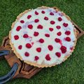 El cooksnap de Vanessa Aburto cuando hizo Kuchen de frambuesa.