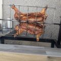 El cooksnap de julio cesar cuando hizo Lechón a la parrilla.