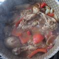 El cooksnap de Jennsy Burgos cuando hizo Pollo Sudado Venezolano.