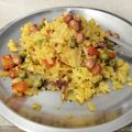 Kalpana Rai's cooksnap of when they made Indore poha 😋😋❤️.