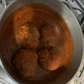 El cooksnap de Alex Newt cuando hizo Albóndigas rellenas con queso philadelphia.