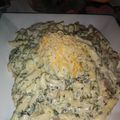 El cooksnap de Uve Maya Bejarano cuando hizo Pasta con espinacas y champiñones.