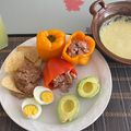 El cooksnap de Nevid Plata cuando hizo Pimientos o morrones rellenos con atún y salsa bechamel.