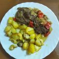 El cooksnap de Maria Teresa Domene Poveda cuando hizo Carrilladas de cerdo, con guarnición de patatas.