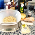 El cooksnap de carmen cuando hizo Risotto de salmón y merluza.