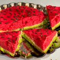 کوک اسنپ Tayebeh بعد از امتحان کردن کیک هندوانه (یلدایی) بدون قر و فر🍉.