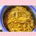 Geeta Khurana's cooksnap of when they made Veg chow mein.