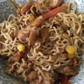 El cooksnap de Sara PA cuando hizo Noodles al Wok con pollo y verduritas con salsa teriyaki.