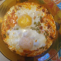 El cooksnap de Esteban Perez cuando hizo Huevo al plato en microondas.