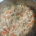 El cooksnap de Toñi cuando hizo Fideos de arroz con verduras.