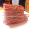 tinaprattfriend's cooksnap of when they made Scarlett's Death By Strawberry Cake.