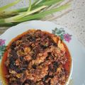 Cooksnap Murni's LittleKitchenz semasa beliau membuat Sambal telur merdeka.