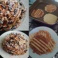 El cooksnap de Tatina cuando hizo Pancakes tipo Americanos.