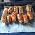 Agnes Lencses Cooksnap-ja, amikor elkészítette a(z) Részeges, sajtos tepertős stangli receptet.