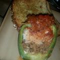 Brady Patterson's cooksnap of when they made Easy Stuffed Peppers.